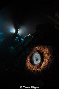 Inside the wreck by Taner Atilgan 